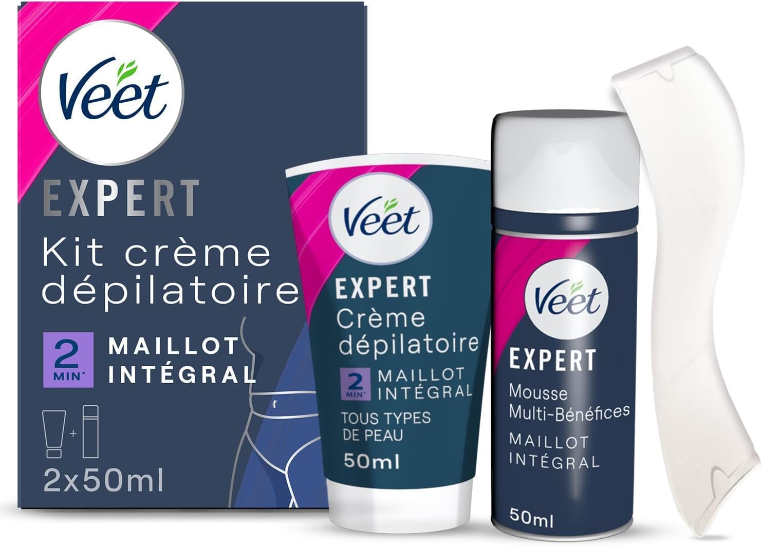 Veet Expert Crème Dépilatoire Intégrale Exfoliante